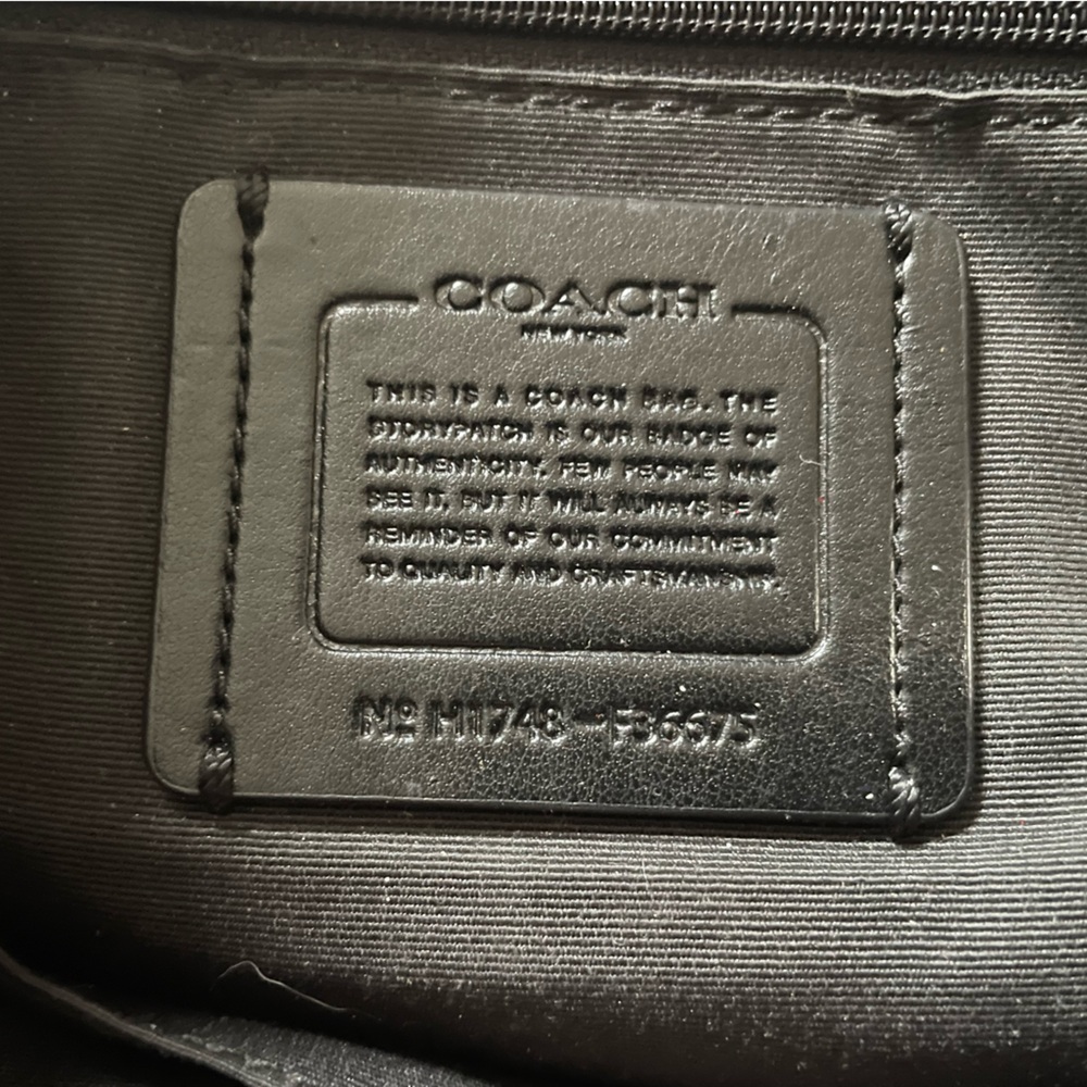 Coach Black Kelsey pebbled leather - Picture 7 of 9